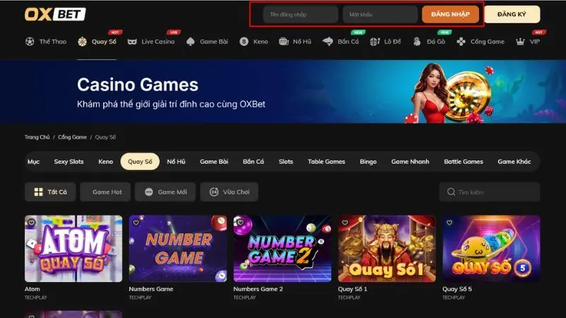 Hướng dẫn cách thức đăng nhập Oxbet đơn giản