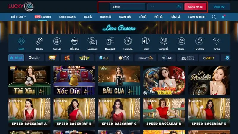 Hướng dẫn đăng nhập tài khoản Lucky88 nhanh chóng