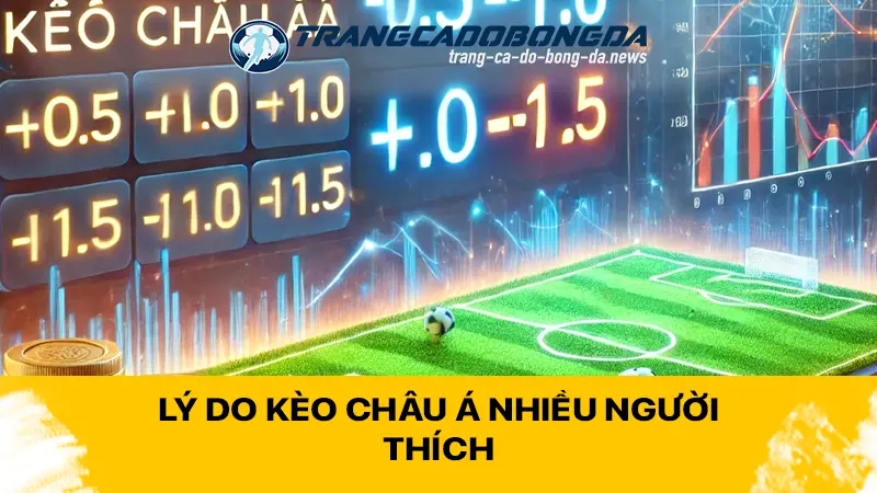 Lý do kèo Châu Á nhiều người thích