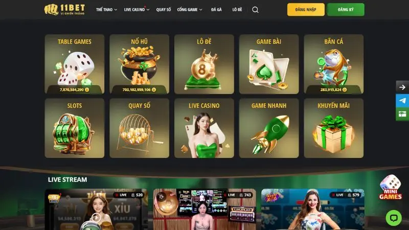 Sự đa dạng trong các loại hình cá cược tại 11Bet